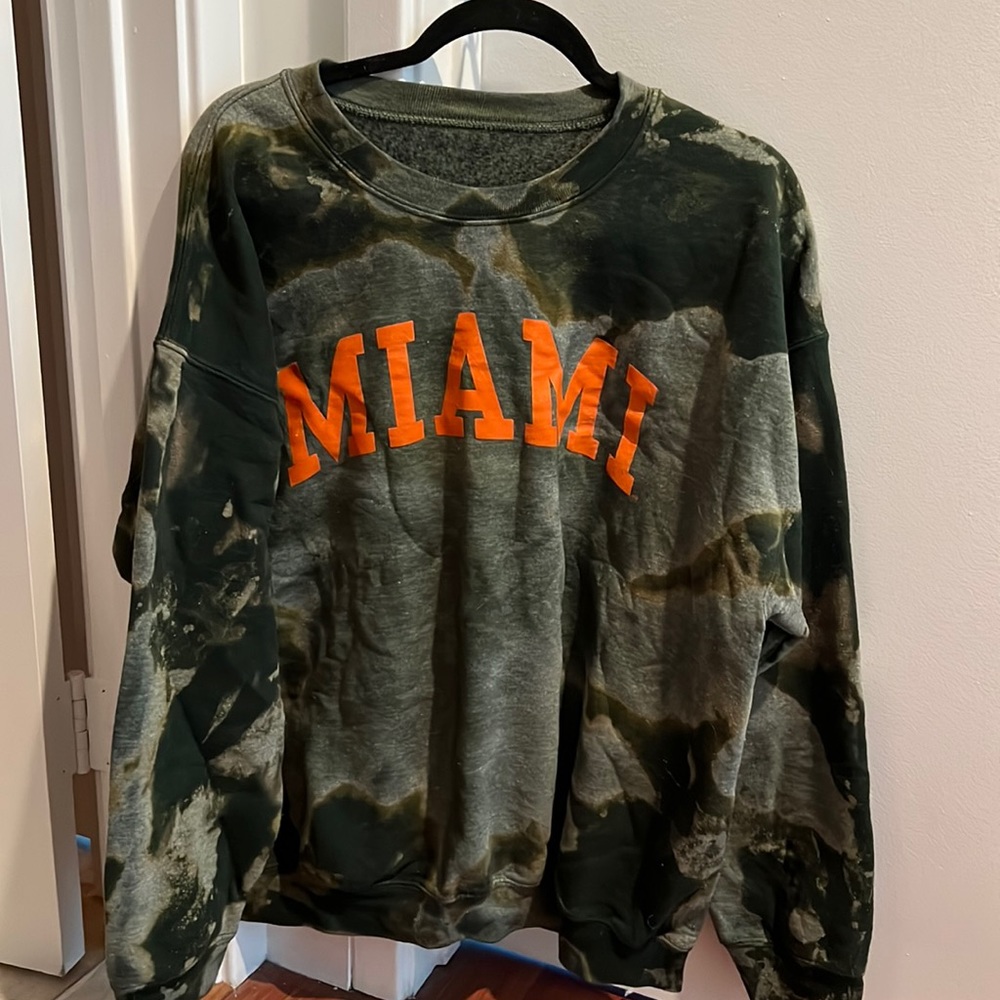 Hazel Boutique Miami Tie Dye Vintage Sweatshirt